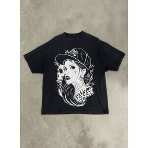 Y2K Fatal Clothing Skull Girl Tee XXL